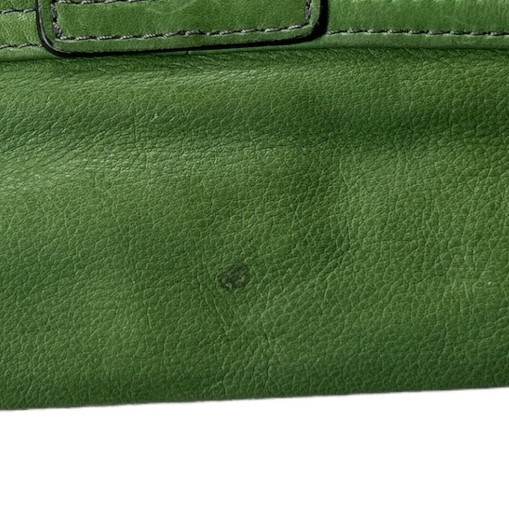 Vintage Juicy Couture Clutch Bag Green Leather - Picture 8 of 14